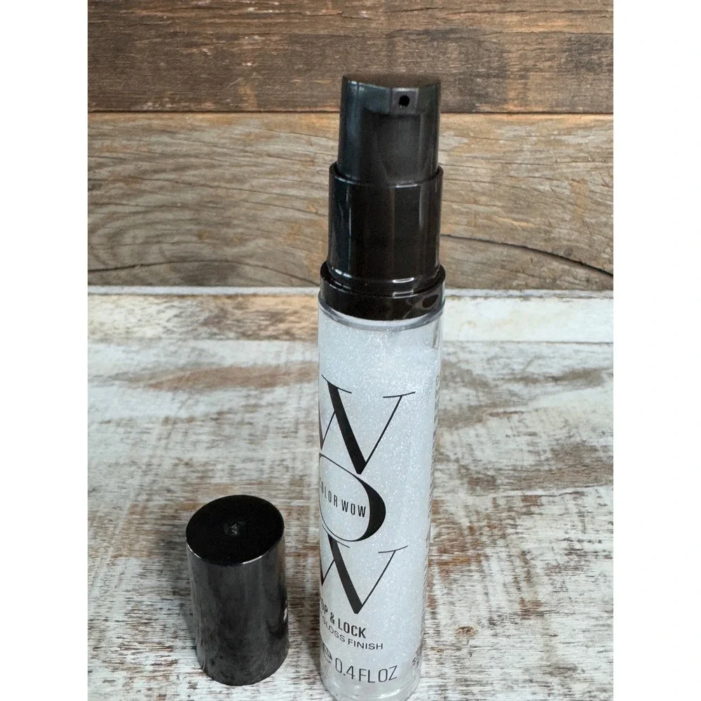 Color Wow Pop Lock High Gloss Finish Hair Serum Travel 12ml New MSRP $12